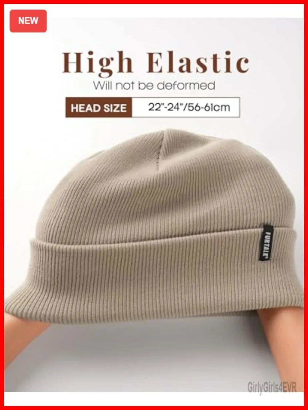 Unisex Thick Knitted Winter Cuffed Beanie 3 Pack Skull Cap
